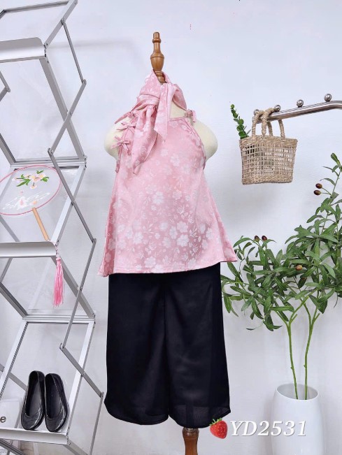 Set váy labubu không tay xinh xỉu